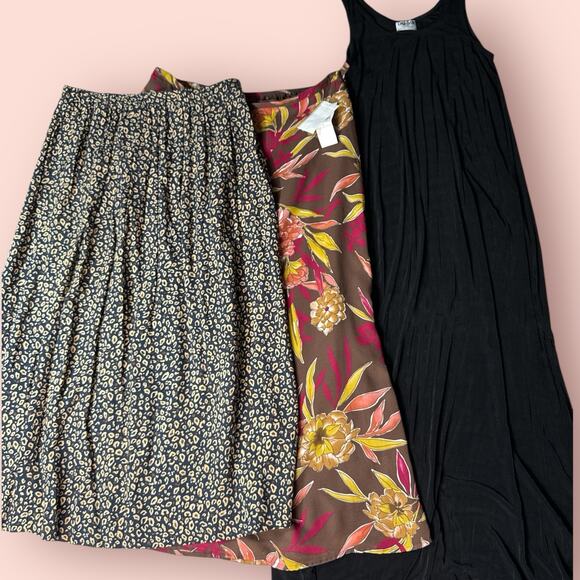 Vtg Women’s Cottagecore Fairy Grunge Lot Bundle Clothing L/XL 24 Pc Skirt Dress - Picture 10 of 14